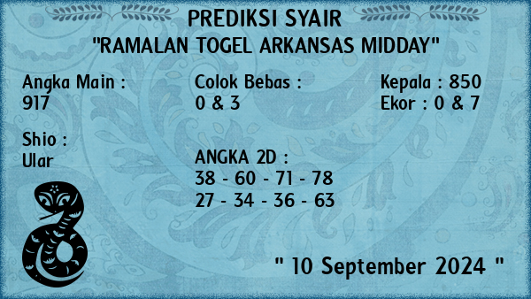 Prediksi Arkansas Midday