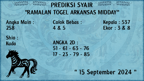 Prediksi Arkansas Midday