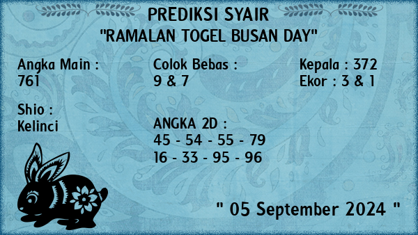 Prediksi Busan Day