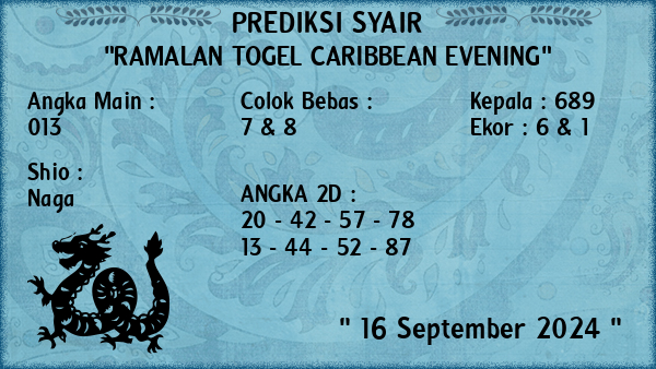 Prediksi Caribbean Evening