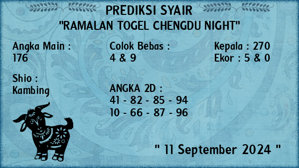 Prediksi Chengdu Night