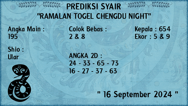 Prediksi Chengdu Night