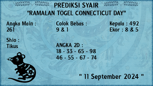 Prediksi Connecticut Day