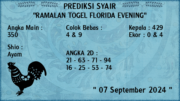 Prediksi Florida Evening