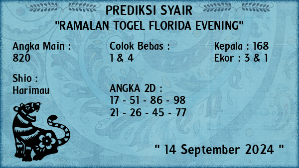 Prediksi Florida Evening