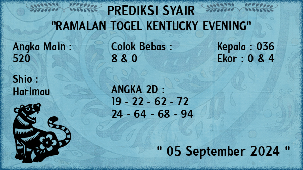 Prediksi Kentucky Evening