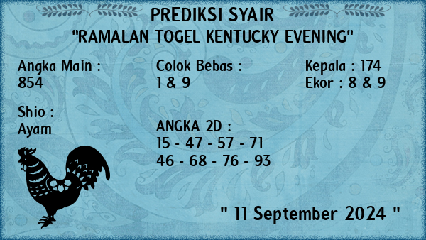 Prediksi Kentucky Evening