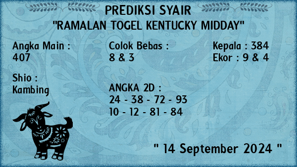 Prediksi Kentucky Midday