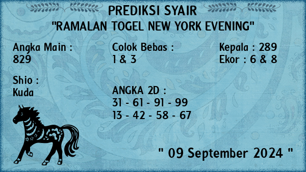 Prediksi New York Evening