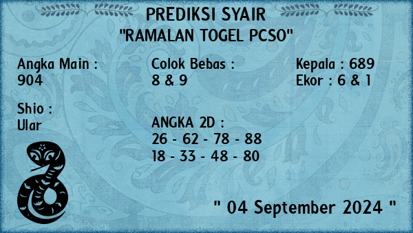 Prediksi Pcso