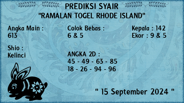 Prediksi Rhode Island