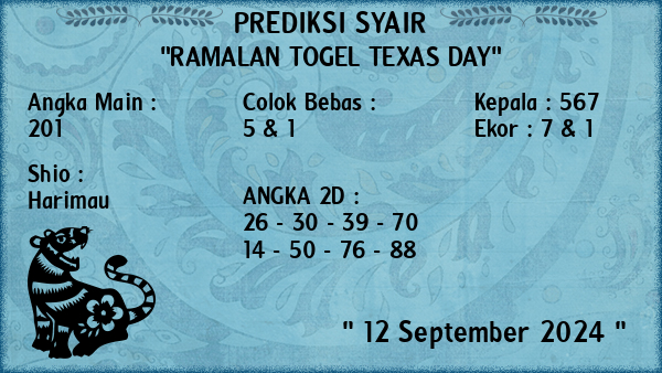 Prediksi Texas Day